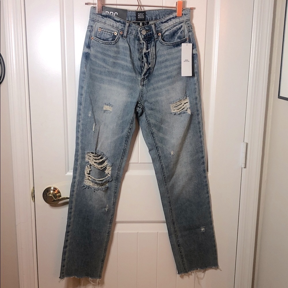 Urban Outfitters Blue Straight Leg Jeans
